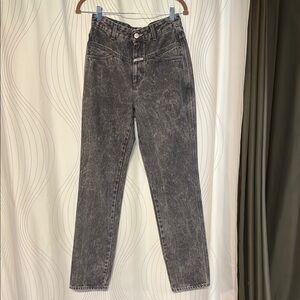 Closed Gray Acid Wash Organic Cotton Denim Jeans